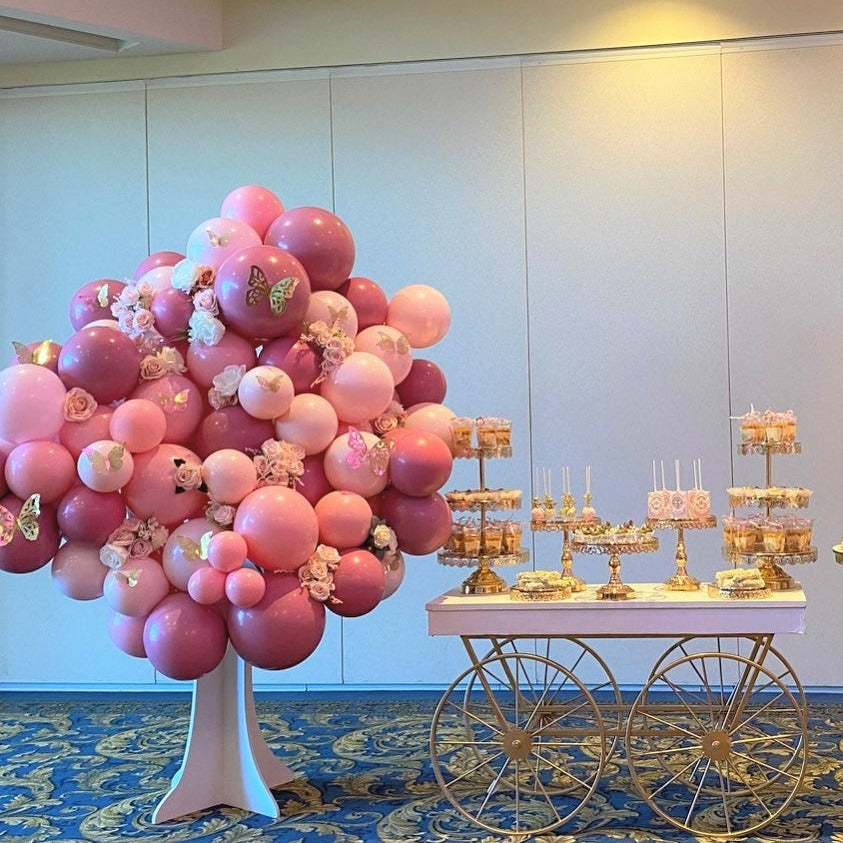 Luxuries Gold & White Event Display Table